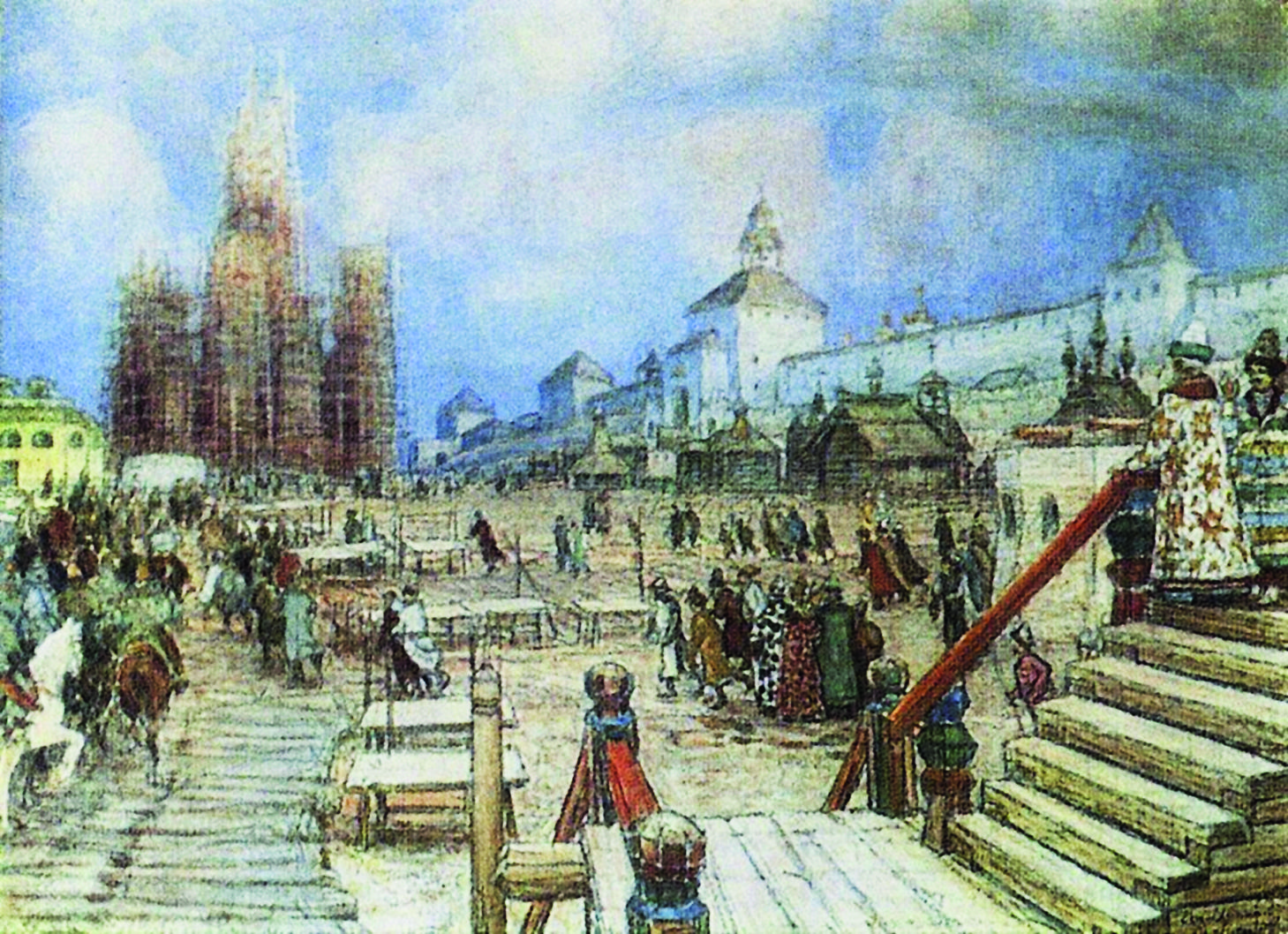 Кремль при Иване Грозном. 1550-е васнецов.jpg