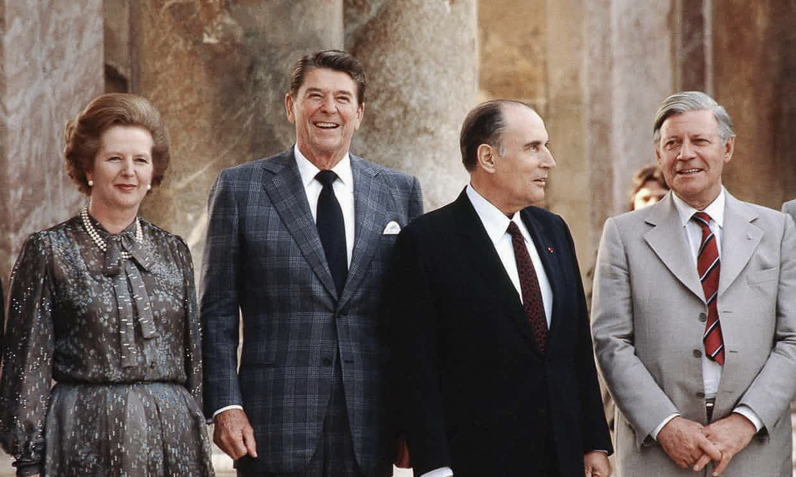 Margaret Thatcher, Ronald Reagan G7 summit in 1982.png