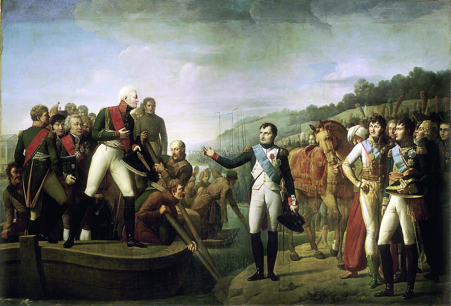 Serangeli_Прощание Наполеона и Александра после Тильзитского мира, 9 июля 1807 г.jpg
