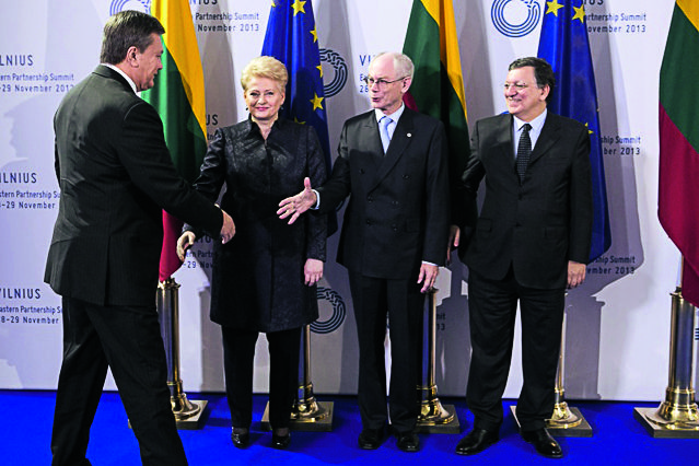 1 28 – 29 ноября 2013 года - В Вильнюсе на саммите «Восточного партнерства».jpg