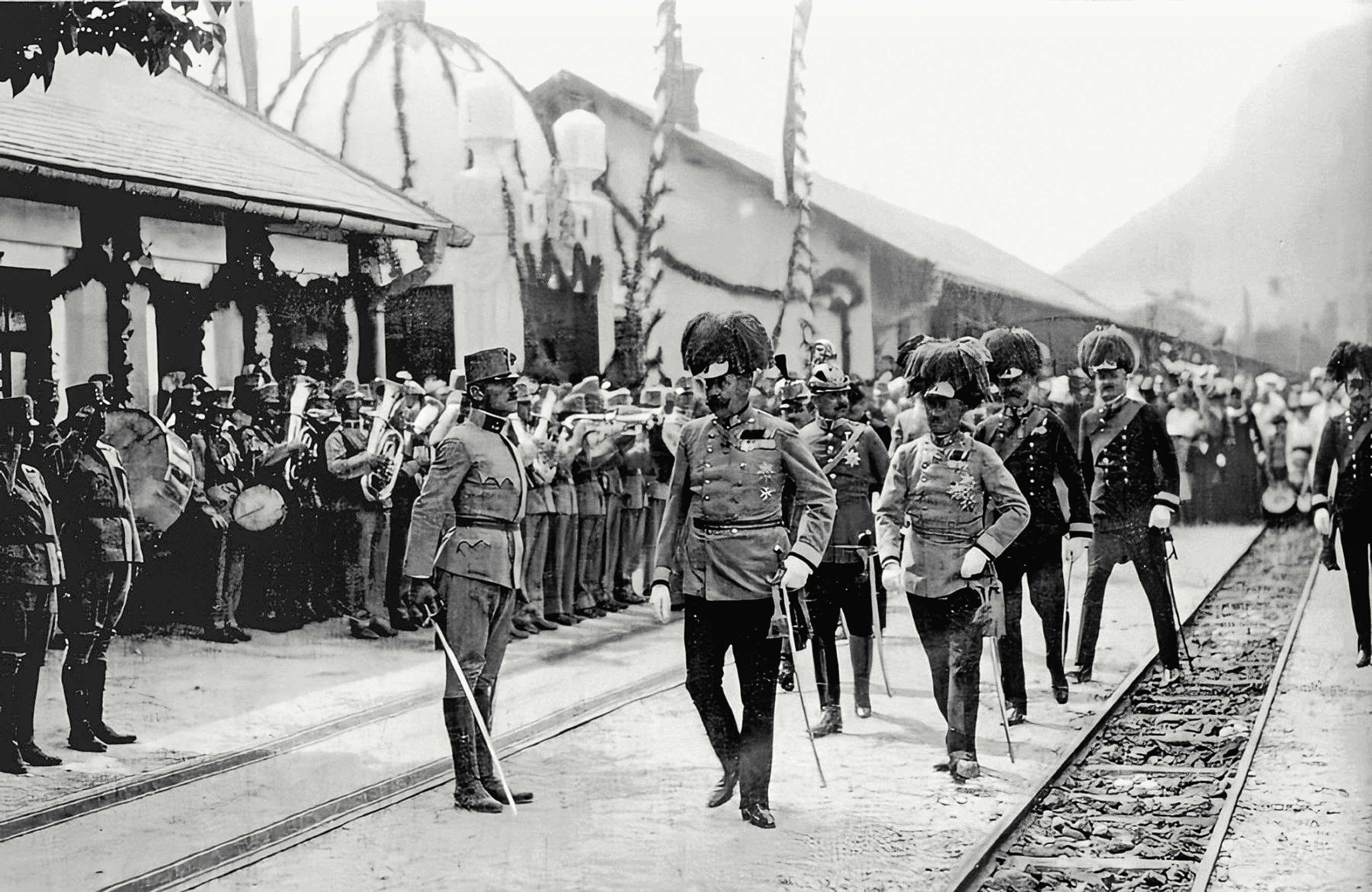 Прием Франца Фердинанда Австрийского в Мостаре 25 июня 1914.png