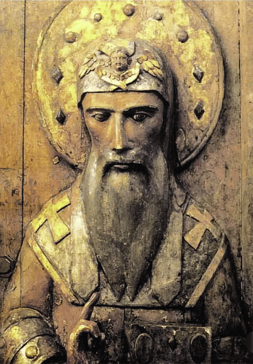 Феогност, митрополит Киевский и Всея Руси, деревянная скульптура XVII в.png