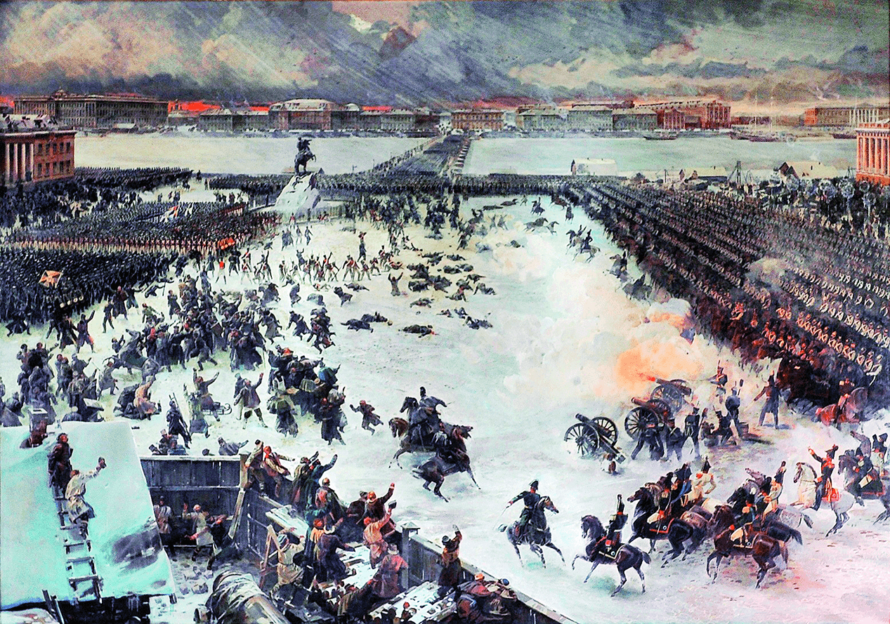 А. А. Мельников Восстание на Сенат пл в Петербурге 14 декабря 1.png