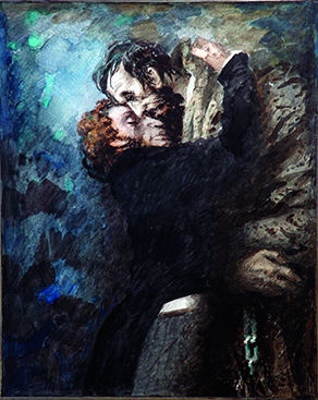 Олег Коровин Встреча. Пушкин и Кюхельбекер.2001_soder.png