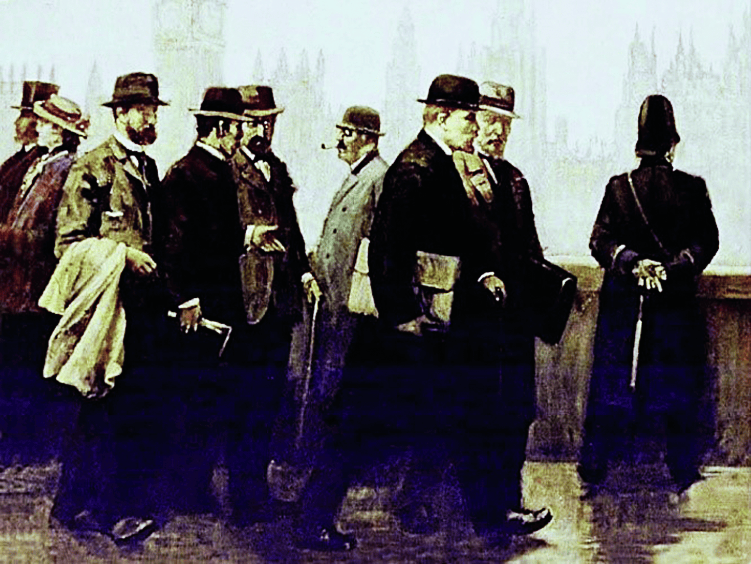 Дж. Вепхвадзе. Ленин в Лондоне. iiсъезд . 1969 год.png