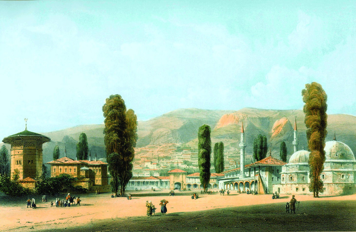 Карло Боссоли ханский дворец в Бахчисарае.png