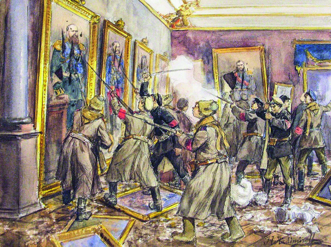 в одной из комнат Зимнего дворца в декабре 1918 года).png