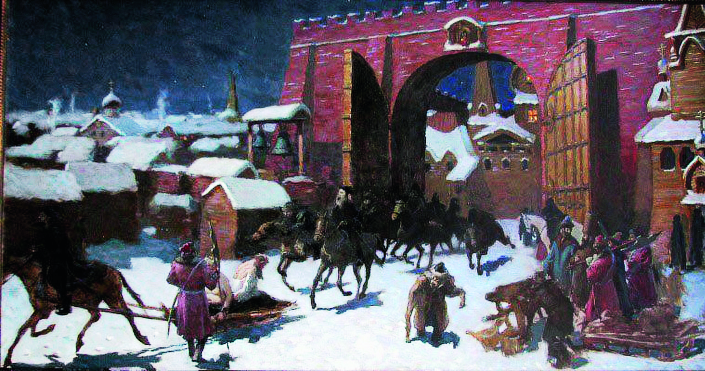 Новгород Опричники. Картина Василия Худякова, 1871 г.jpg