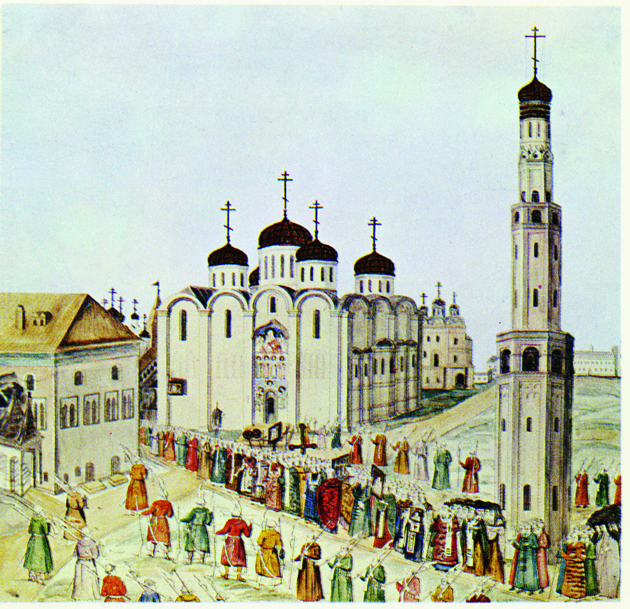 Успенский собор в Кремле 17 век